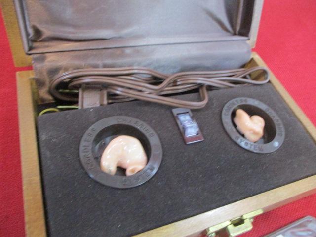 Electone Vintage Hearing Aids w/ Charring Box