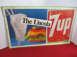 1966 7-UP The Uncola Original Cardstock Advertising Poster
