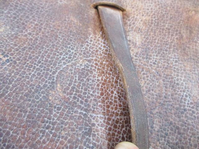 U.S. Marked Leather Saddle Bag