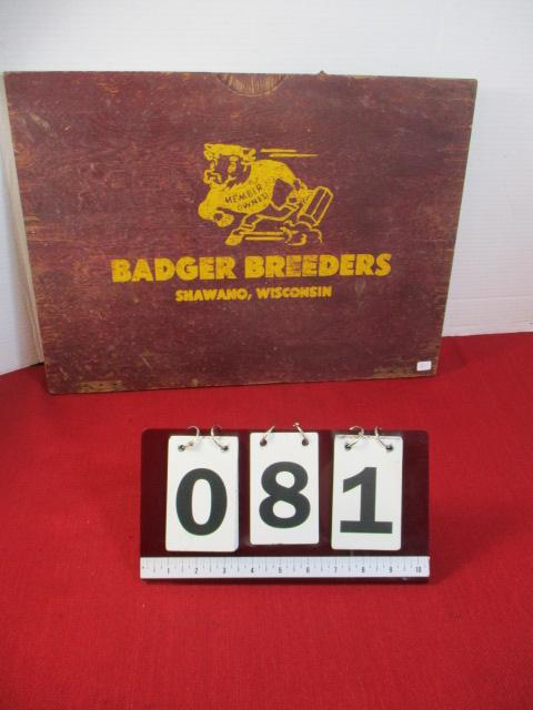 Badger Breeders Shawano, WI Advertising Field Desk Top