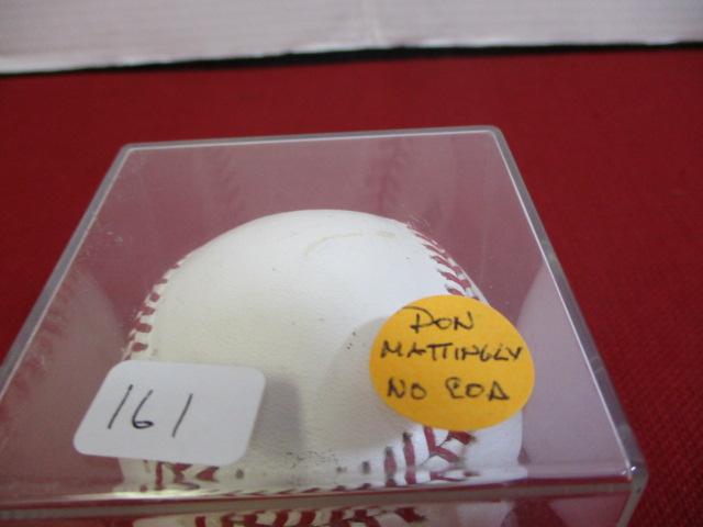 Don Mattingly Autographed Baseball