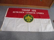 Boy Scouts of America Troup 55 Nylon Flag