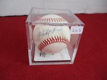 Whitey Ford Autographed Baseball w/ COA