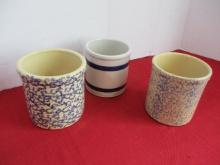 Robinson Ransbottom & Roseville Stoneware Crocks