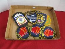 Police Dept. Jacket Patches Mixed Lot