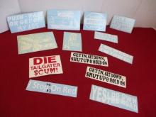 NOS Vehicle Decals-Lot of 12