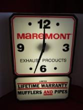 Maremont Advertising Lightup Clock