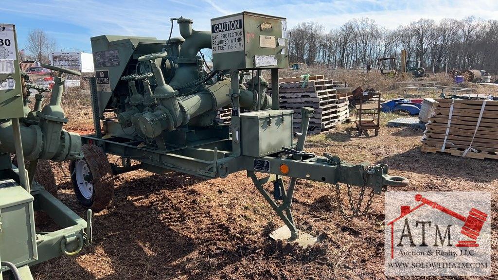 1996 US Military Flammable Liquid Pump Trailer