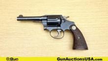 COLT POLICE POSITIVE .38 SPECIAL COLLECTOR'S Revolver. Good Condition. 4" Barrel. Shiny Bore, Tight