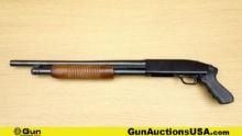 Mossberg 500A 12 ga. Shotgun. Good Condition. 18.5" Barrel. Shiny Bore, Tight Action Pump Action Thi