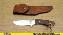 Case PAWNEE R 603 COLLECTOR'S Knife. Very Good. Black Walnut Grip, Hunting Knife with Original CASE