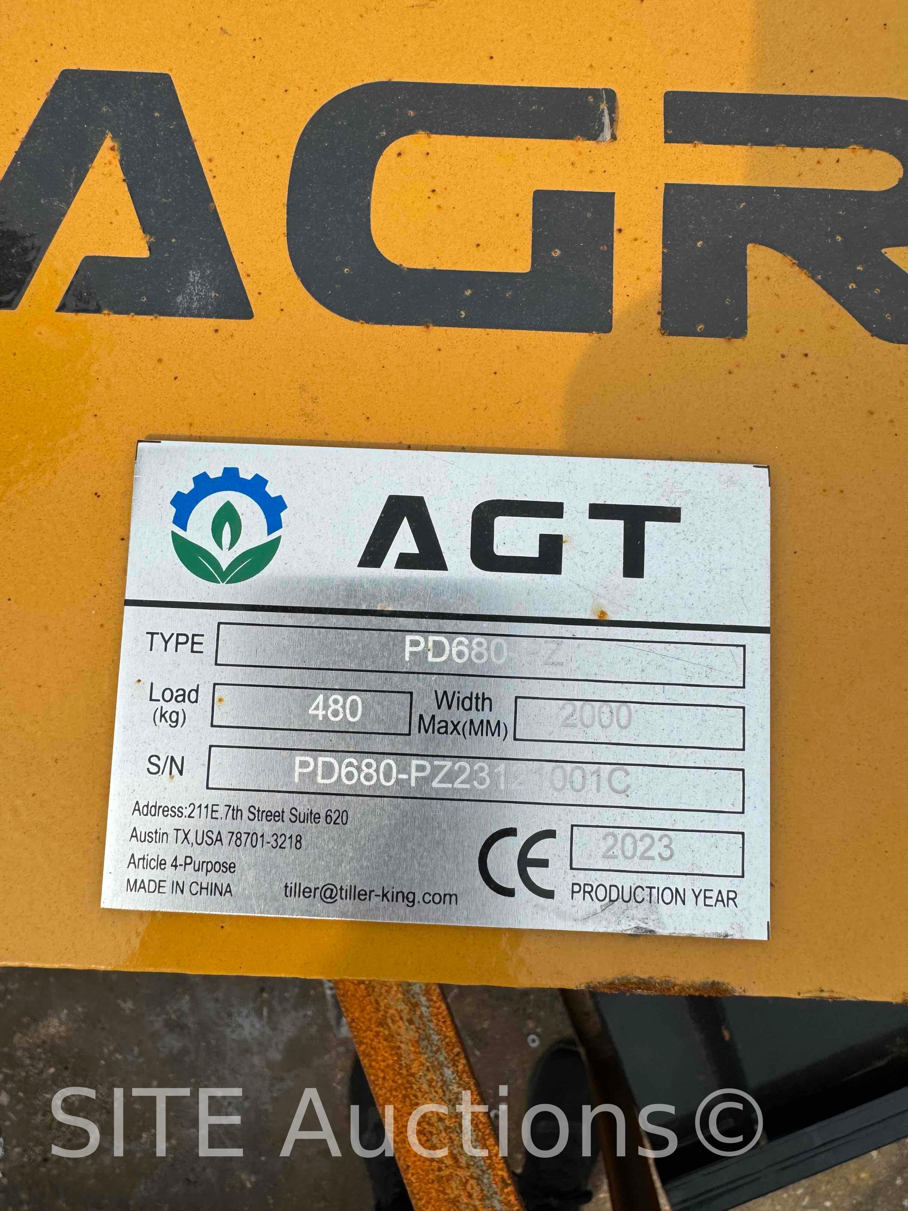 2023 AGT PD680-PZ Skid Steer Post Driver