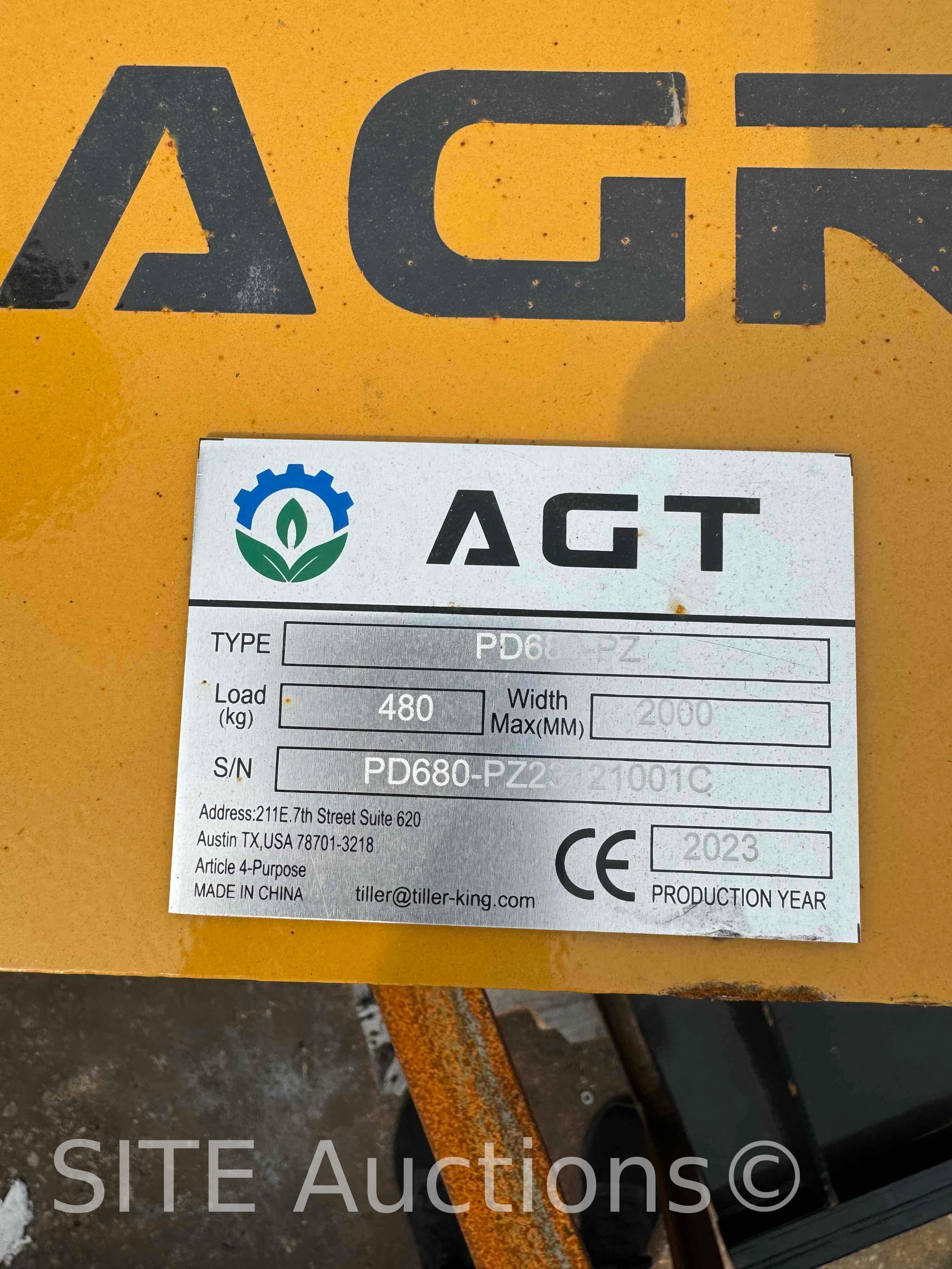 2023 AGT PD680-PZ Skid Steer Post Driver