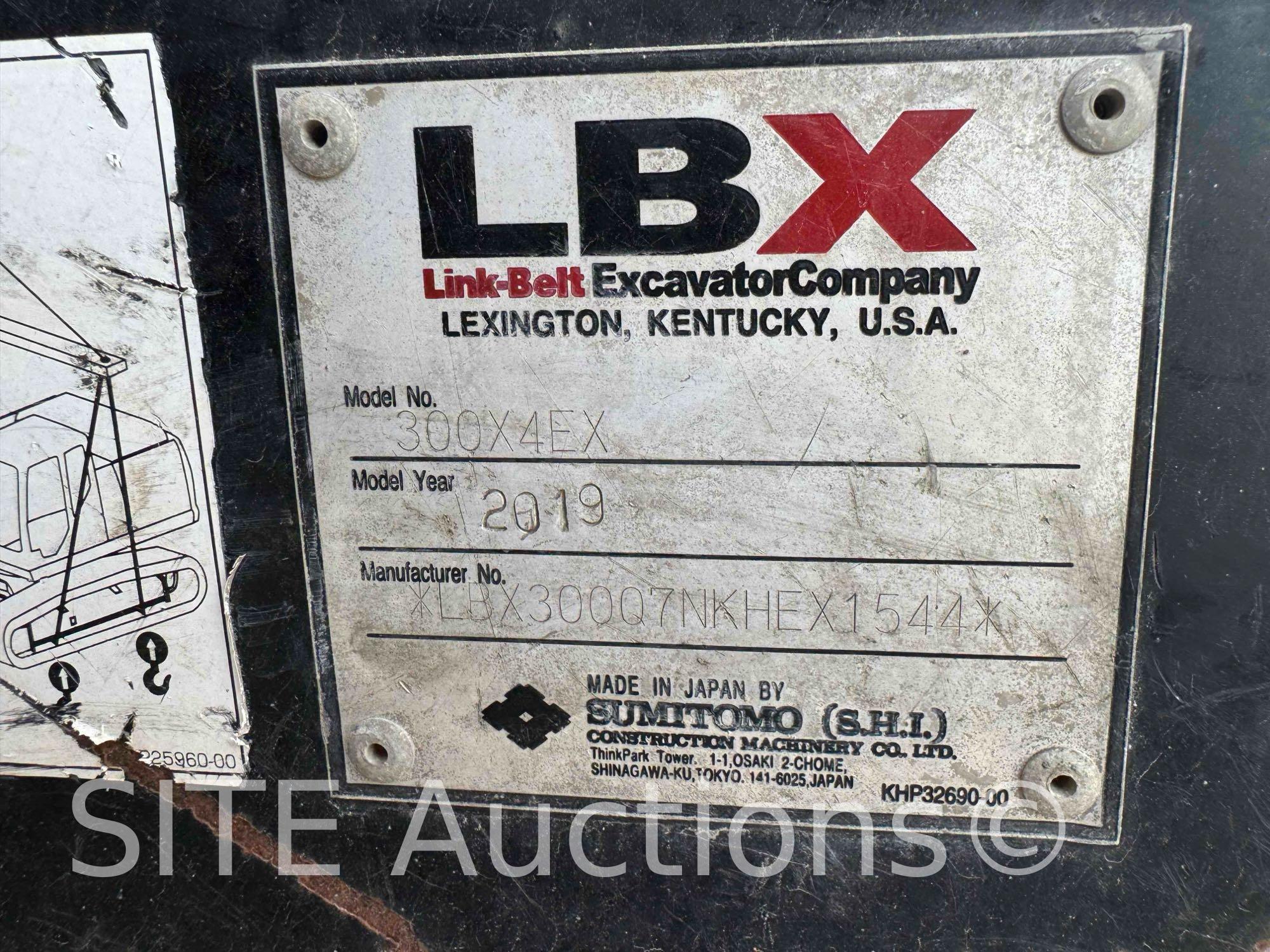 2019 Link-Belt 300X4 Excavator