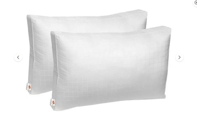 Swiss Comforts Renaissance Gusset Soft Cotton Pillow, 20×26, 2-Pack, Retail $80.00