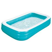 Bluescape Blue Inflatable Rectangular Family Swimming Pool, Retail $50.00