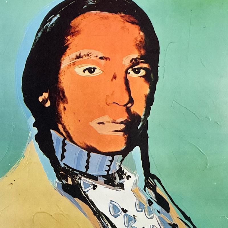 American Indian Series (Black) by Warhol (1928-1987)