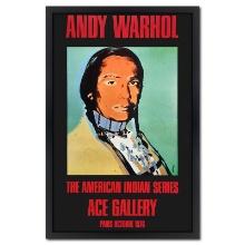 American Indian Series (Black) by Warhol (1928-1987)