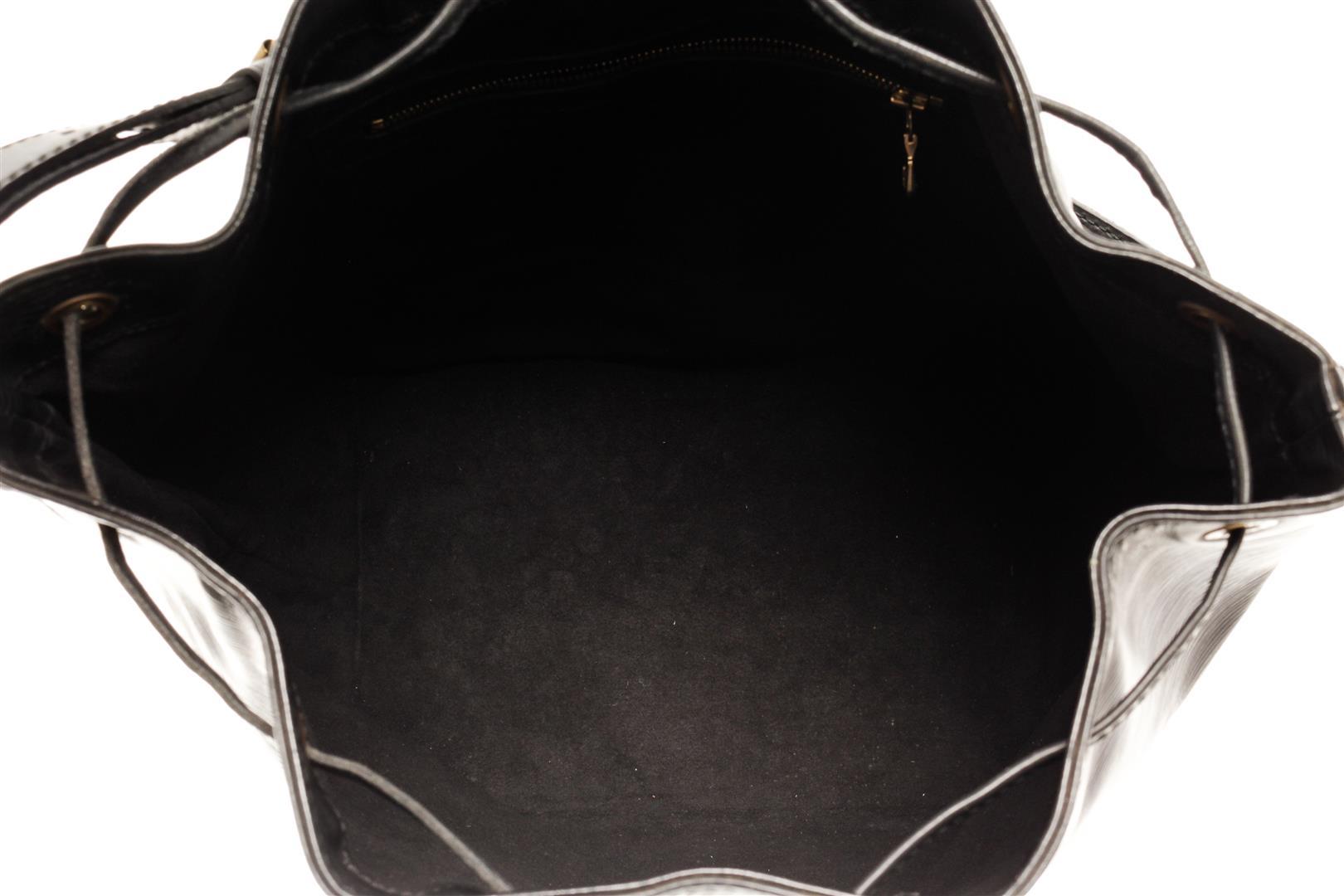 Louis Vuitton Black Epi Leather Noe Bucket Bag