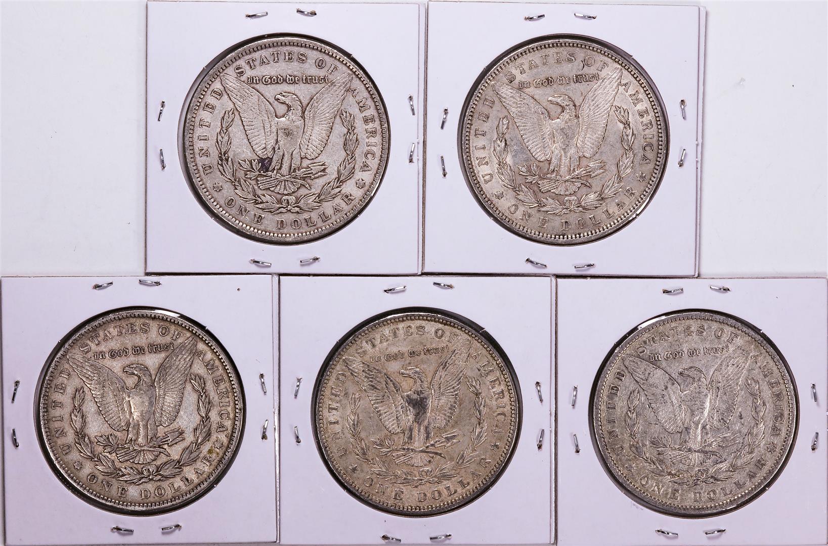 1887-1891 Morgan Silver Dollar Coin Collector's Set