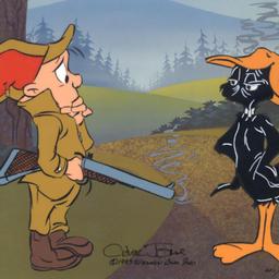 Daffy And Elmer: Beakhead by Chuck Jones (1912-2002)