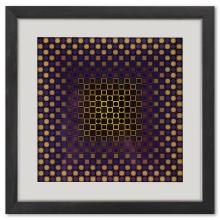 Alom (Purple/Yellow) de la serie Folklore Planetaire by Vasarely (1908-1997)