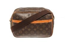 Louis Vuitton Brown Monogram Canvas Reporter PM Crossbody Bag