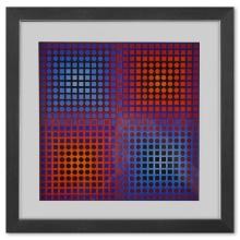 EG - 1 - 2 de la serie Folklore Planetaire by Vasarely (1908-1997)