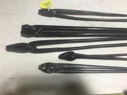 5 Pair of Blacksmith Tongues, selling times the money