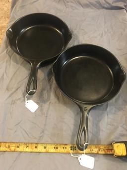 2 Wagner #6 Cast Iron Skillets, selling times the money