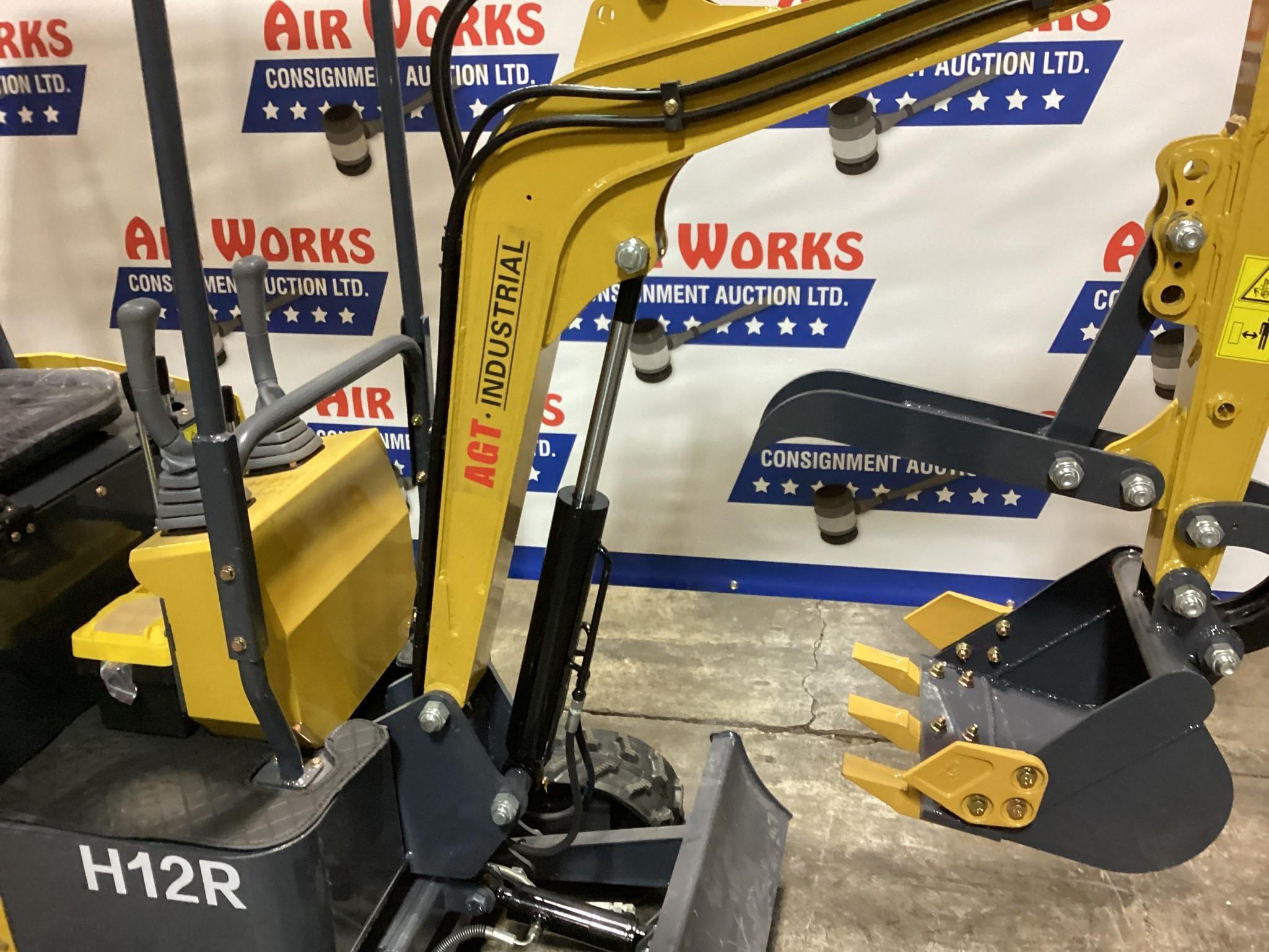 New Unused AGT Industrial Model H12R Mini Excavator