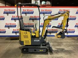 New Unused AGT Industrial Model H12R Mini Excavator