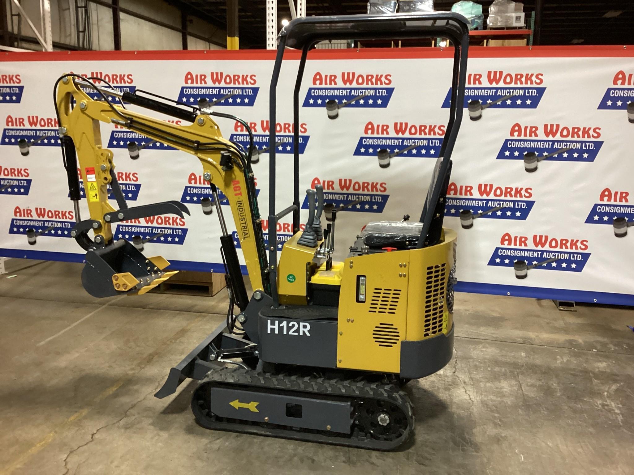 New Unused AGT Industrial Model H12R Mini Excavator