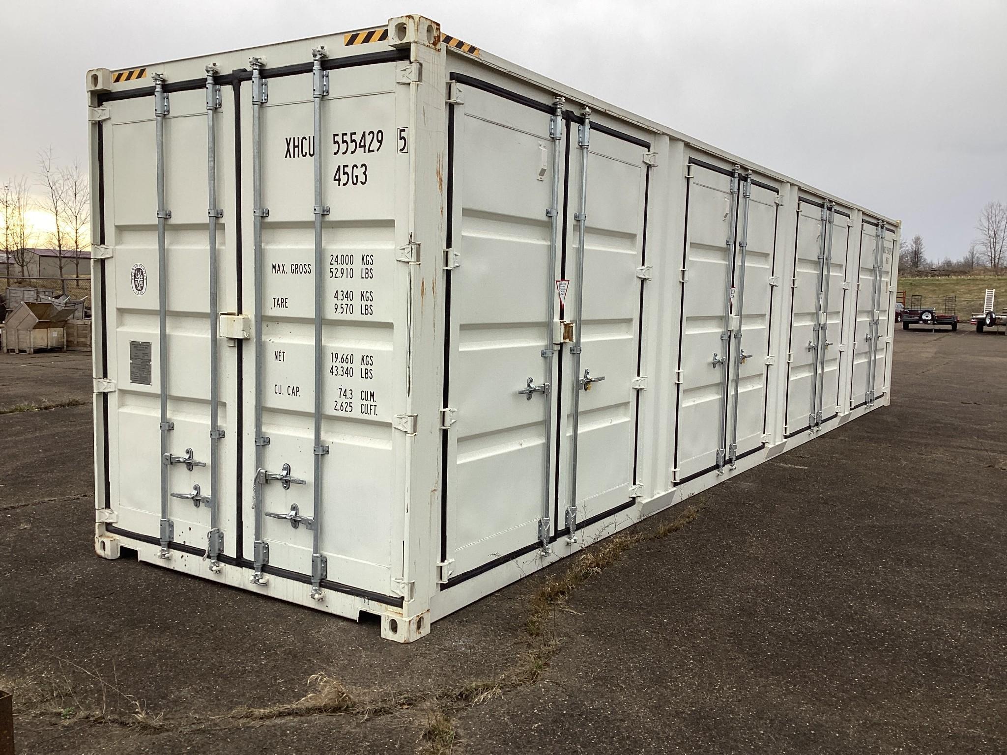 New 1 Trip 40 ft. High Cube Multi Door Shipping Container