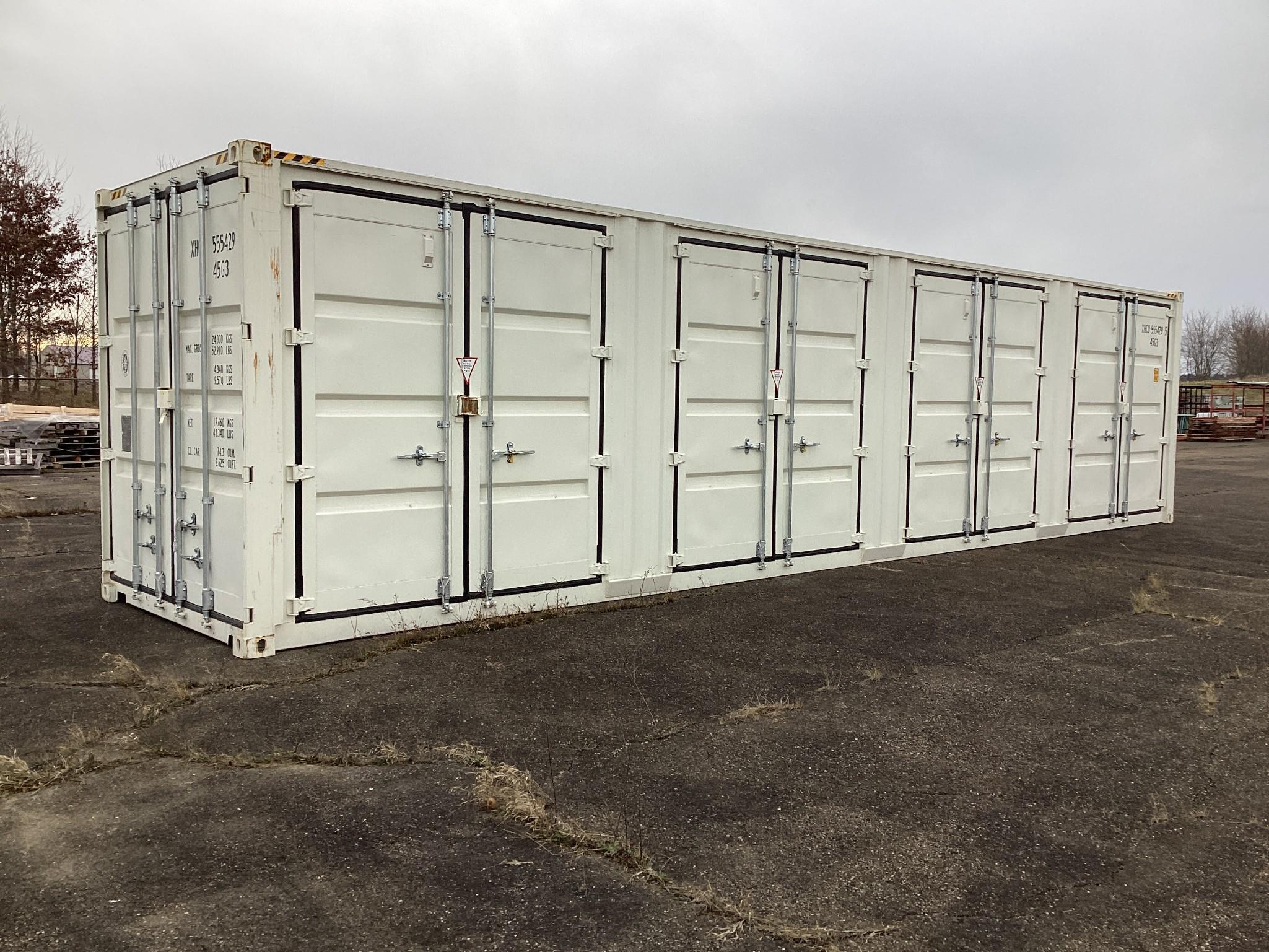 New 1 Trip 40 ft. High Cube Multi Door Shipping Container