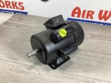 New Unused 3 Hp 230 Volt 1 Phase Electric Motor, 3450 Rpm