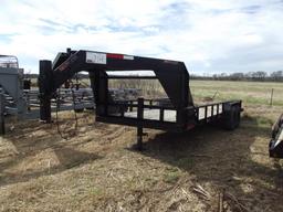 SHOPBILT 20' T/A GOOSENECK UTILITY TRAILER, S/N RCLK002, BILL OF SALE