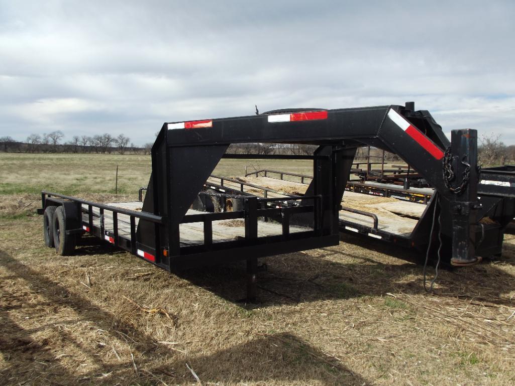 SHOPBILT 20' T/A GOOSENECK UTILITY TRAILER, S/N RCLK002, BILL OF SALE