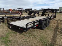 SHOPBILT 20' T/A GOOSENECK UTILITY TRAILER, S/N RCLK002, BILL OF SALE