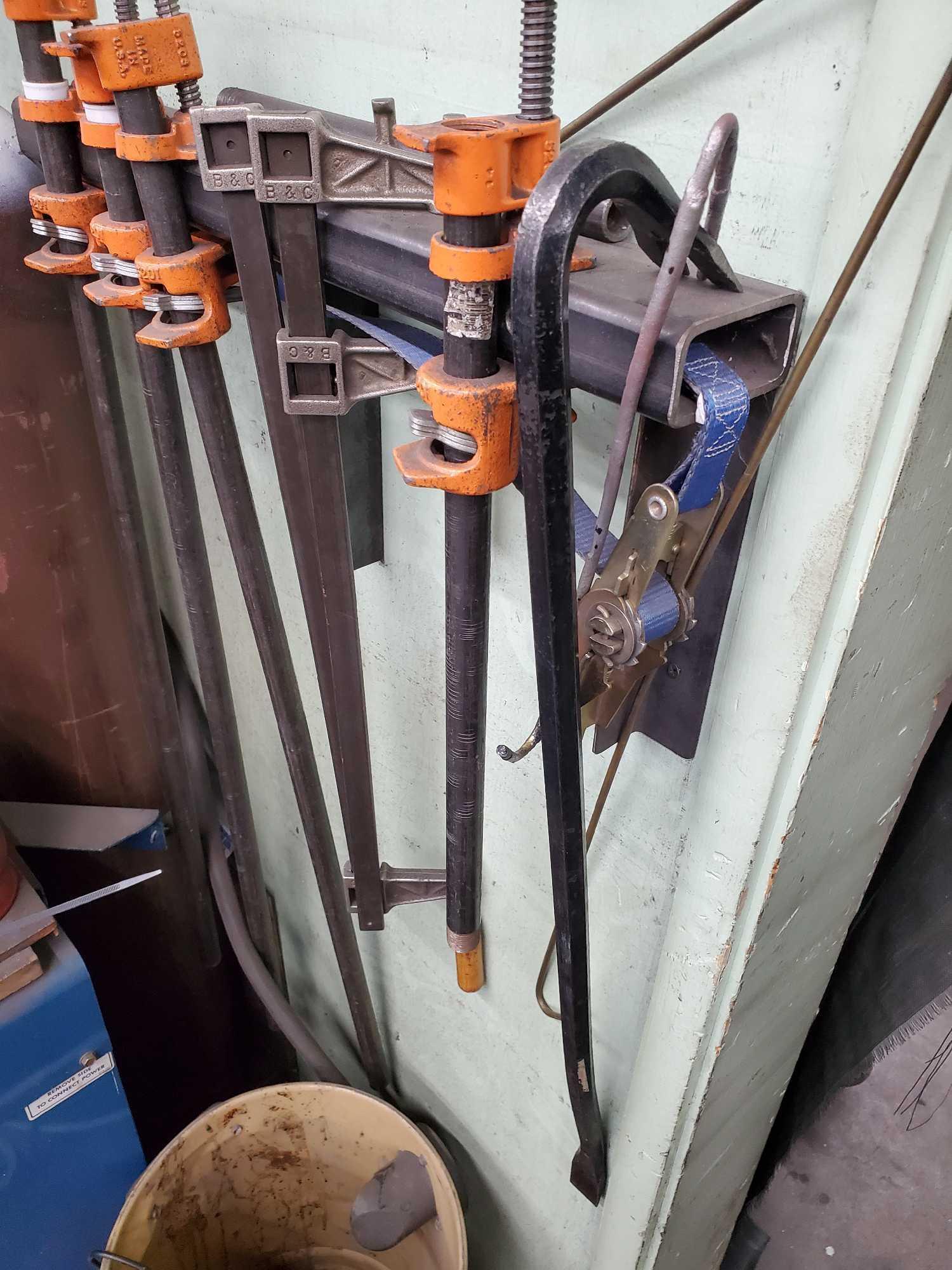 PONY CLAMPS, B&C CLAMPS AND PRY BAR