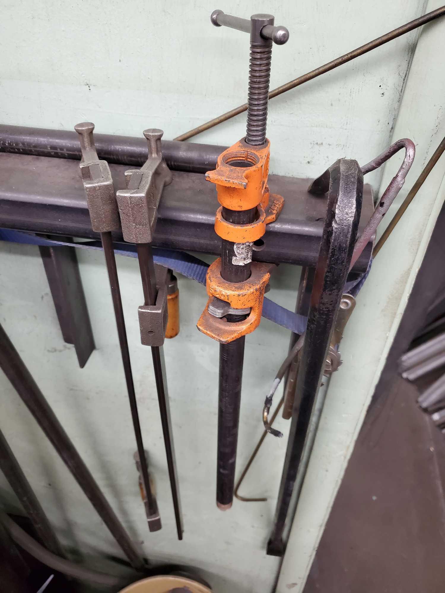 PONY CLAMPS, B&C CLAMPS AND PRY BAR