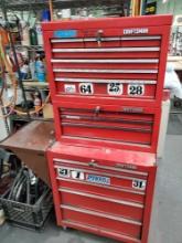 RED CRAFTSMAN TOOL BOX STACK