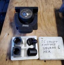 ENCO VERTICAL HORIZONTAL COLLET FIXTURE- SQUARE AND HEX COLLET FIXTURE