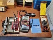 FLUKE AND IBM MULTIMETERS-WEGGINTON VOLTAGE TESTER