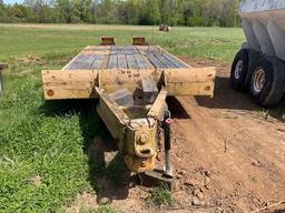 Pintle Hitch Dual Tandem Axle Trailer