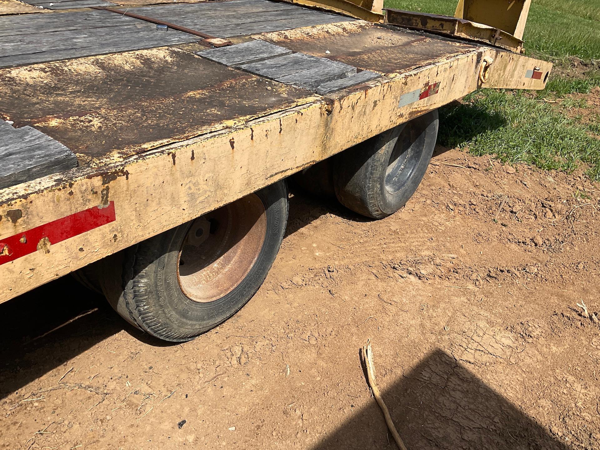 Pintle Hitch Dual Tandem Axle Trailer