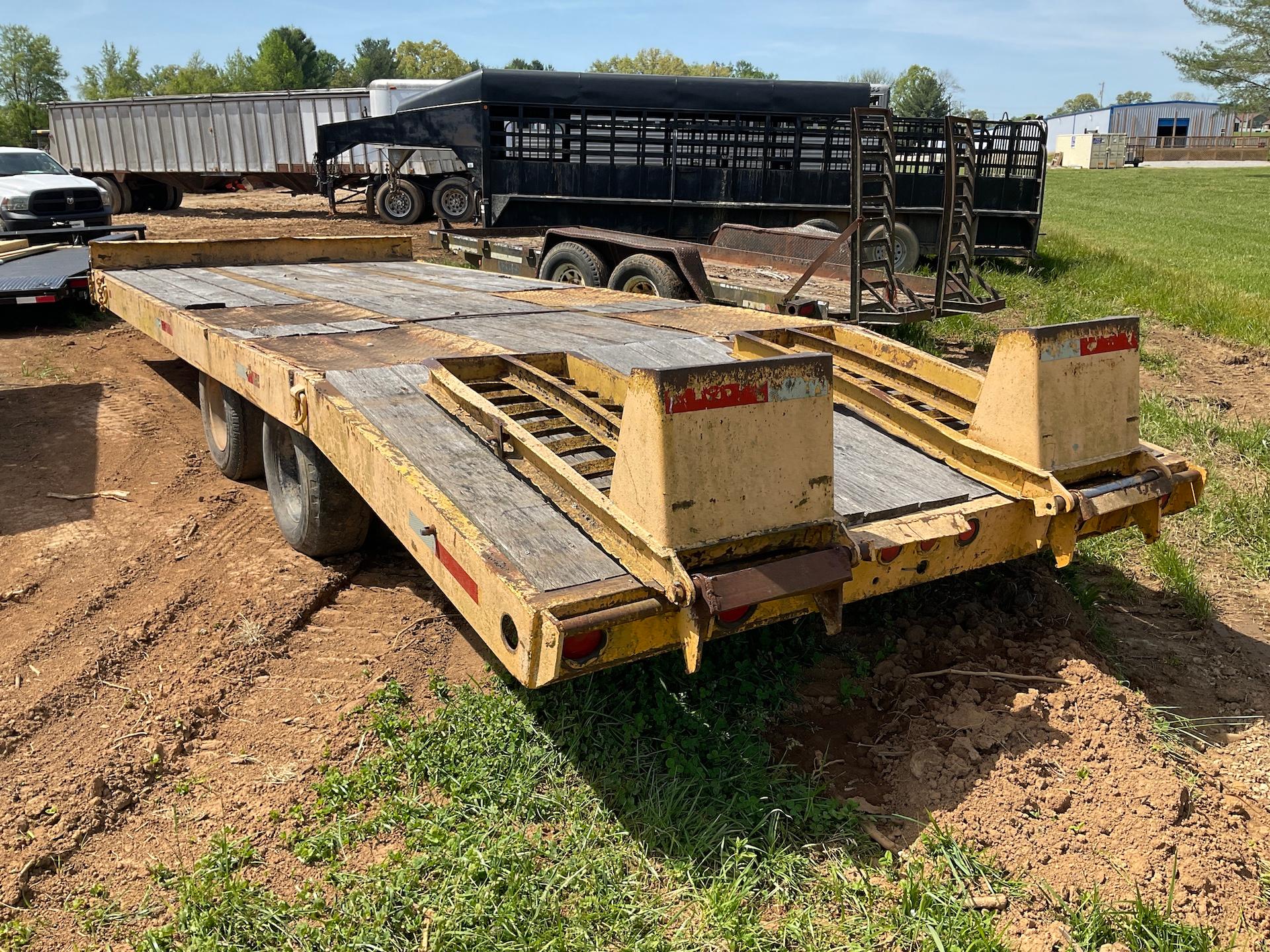 Pintle Hitch Dual Tandem Axle Trailer