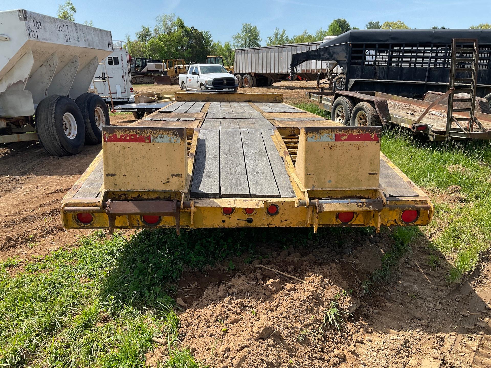 Pintle Hitch Dual Tandem Axle Trailer