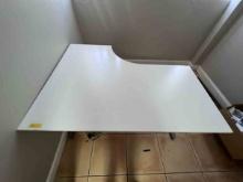 White Table Metal Frame 63" x 47"