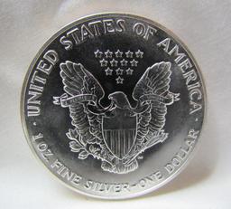 1987 SILVER EAGLE 1 OZ. FINE SILVER